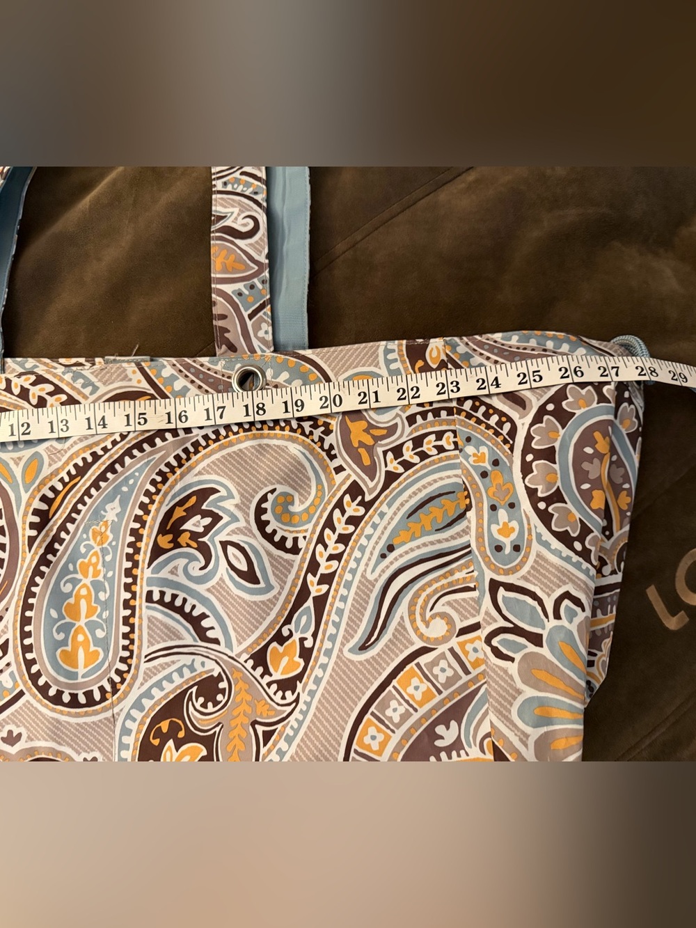 Thirty-One Soft Utility Tote Beach Groceries Storage Carryall Roadtrip Crafts - Picture 9 of 13